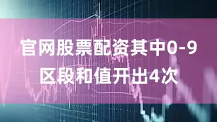 官网股票配资其中0-9区段和值开出4次