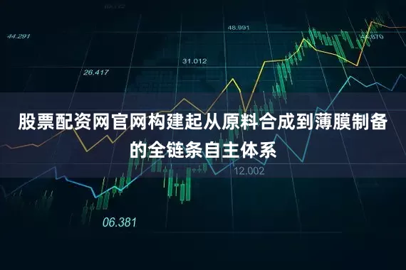 股票配资网官网构建起从原料合成到薄膜制备的全链条自主体系